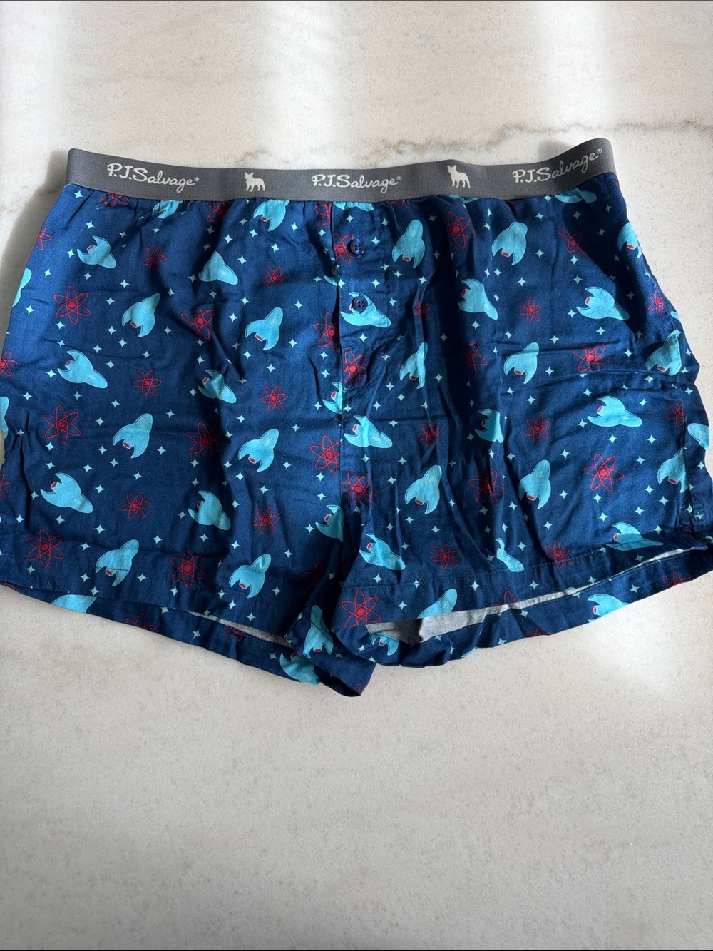 P.J. Salvage Navy Rocket-Print Men’s Boxers